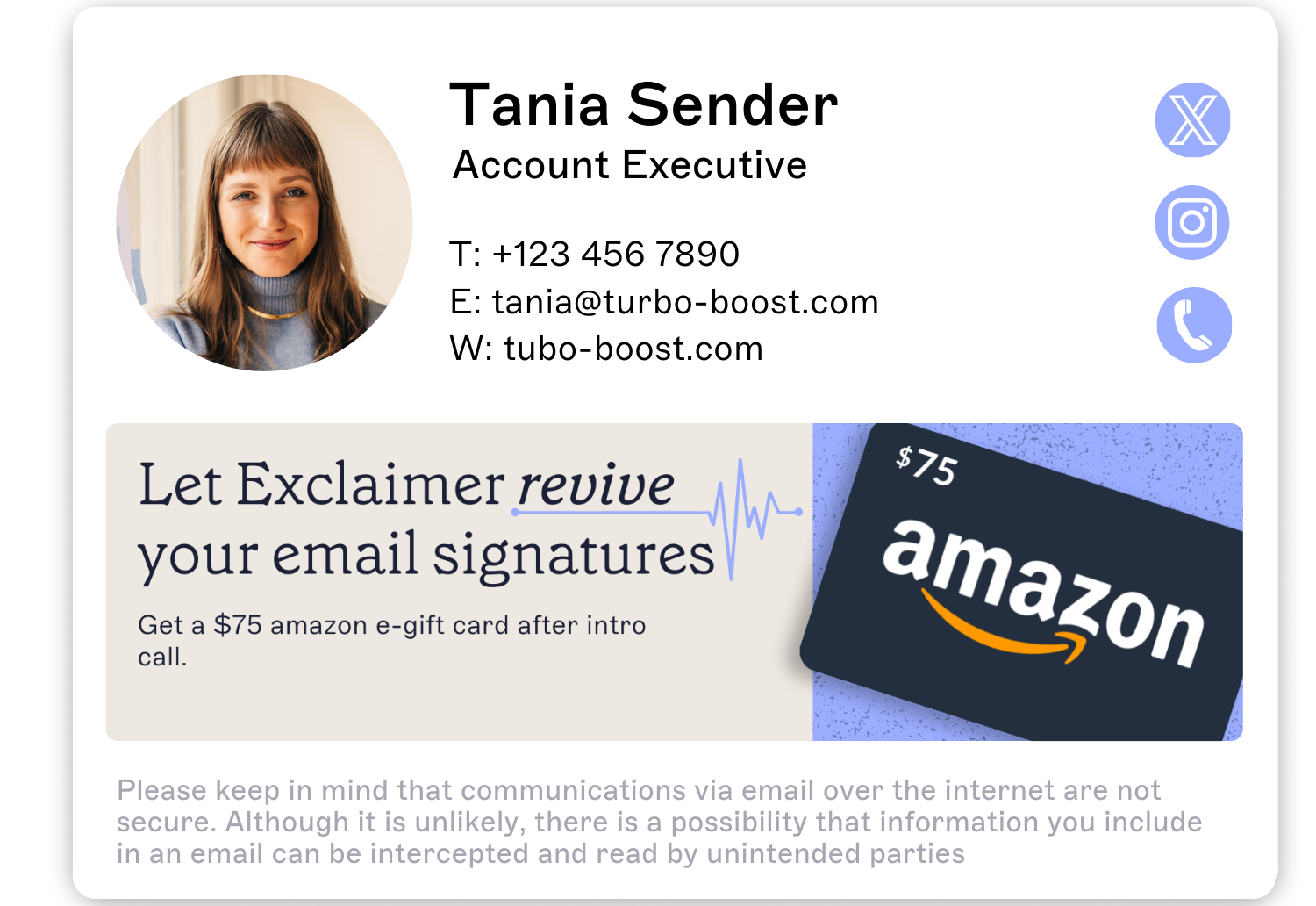email banner highighting an incentive to get an Amazon voucher