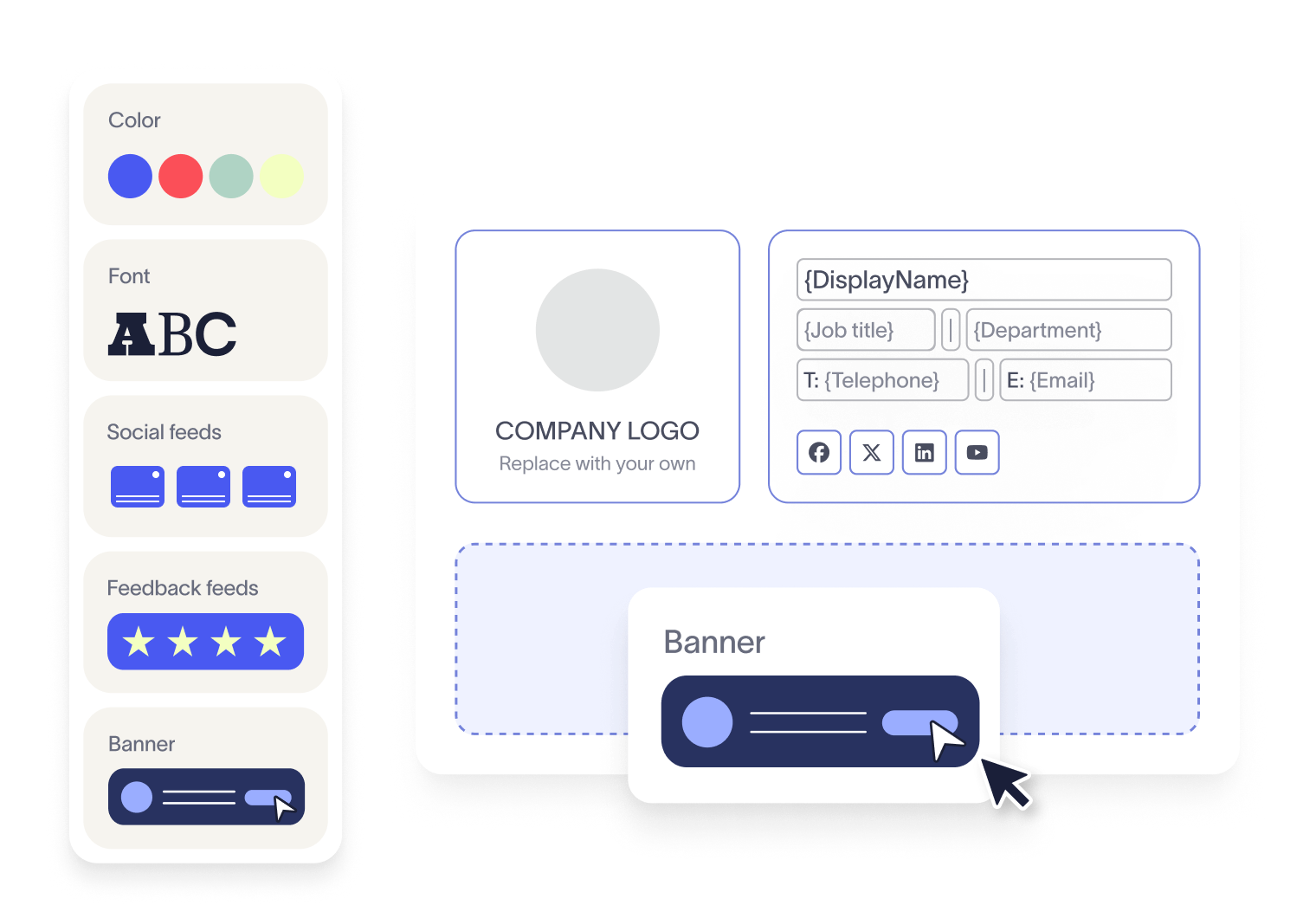 designing an email signature graphic