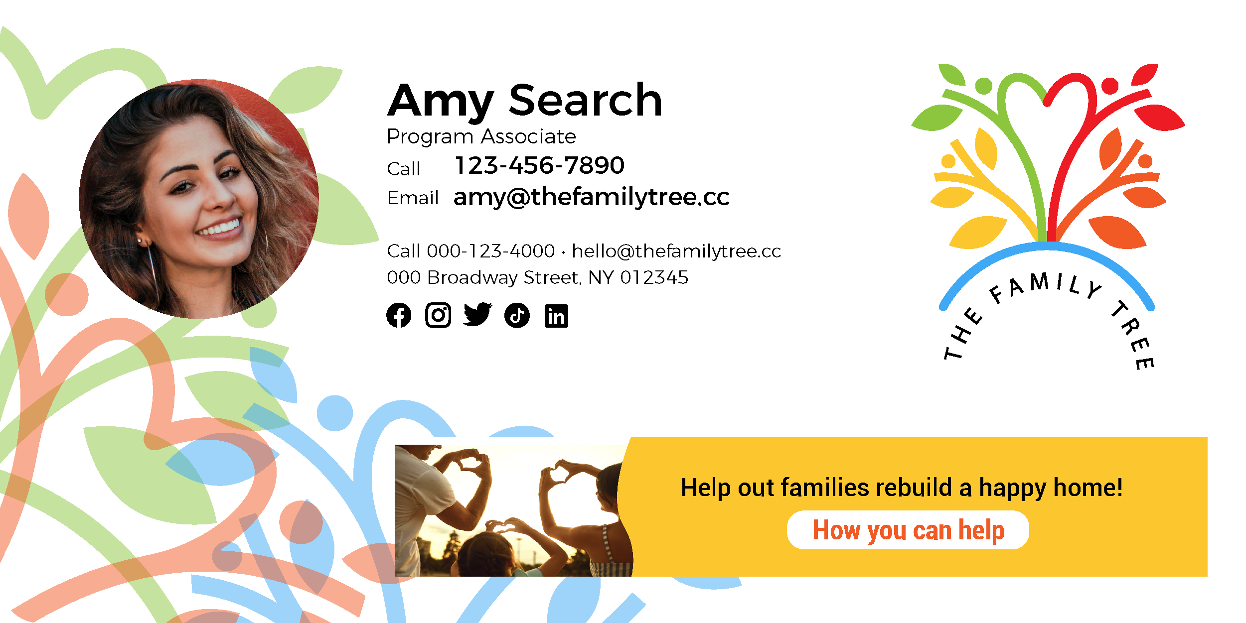 charity email signature