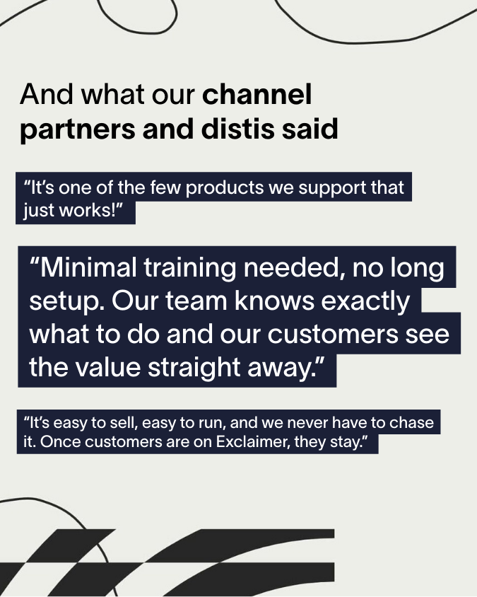 exclaimer wrapped 2025 channel feedback