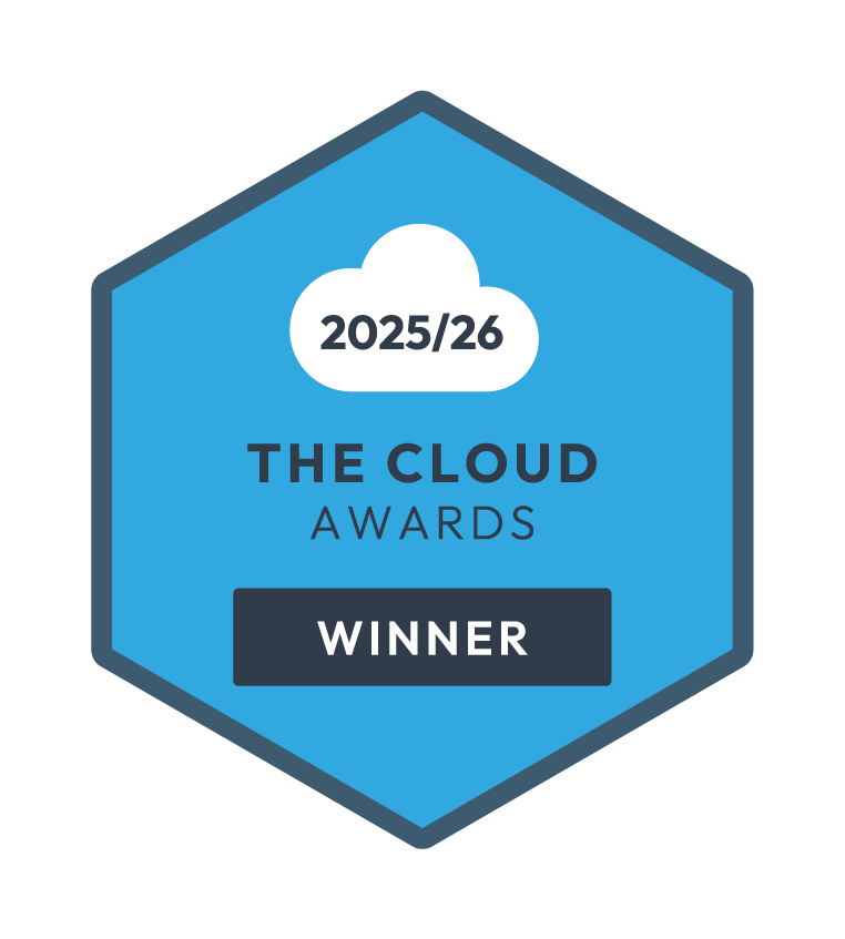Cloud Awards badge winner