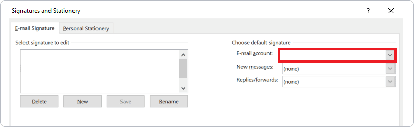 Confirm the Outlook email address is correct